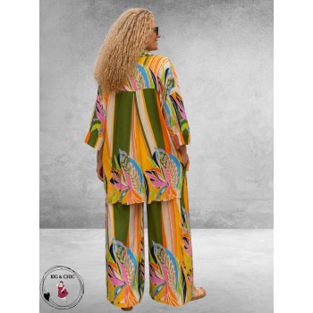 DYB Tweedelige Pak Zomer Flowers Print