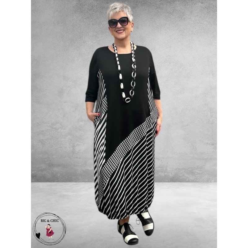 DYB Ballonjurk Stijlvol en Uniek Zwart Wit