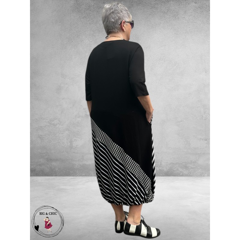 DYB Ballonjurk Stijlvol en Uniek Zwart Wit