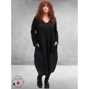 DYB Ballonjurk Zwart Luxe Details