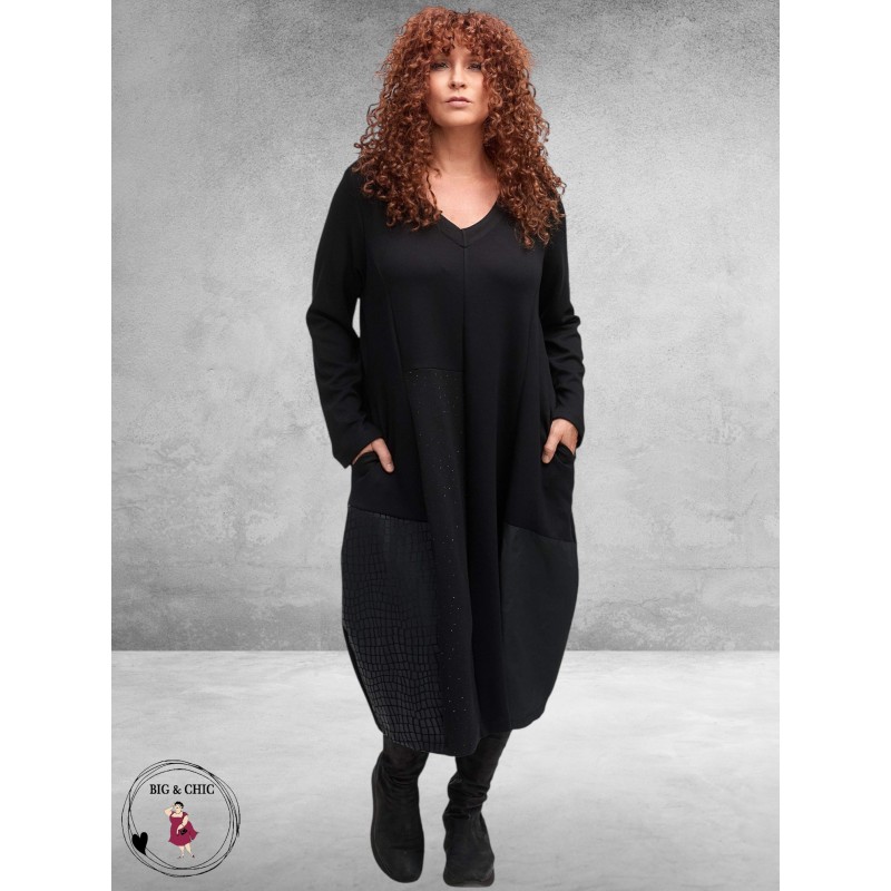 DYB Ballonjurk Zwart Luxe Details