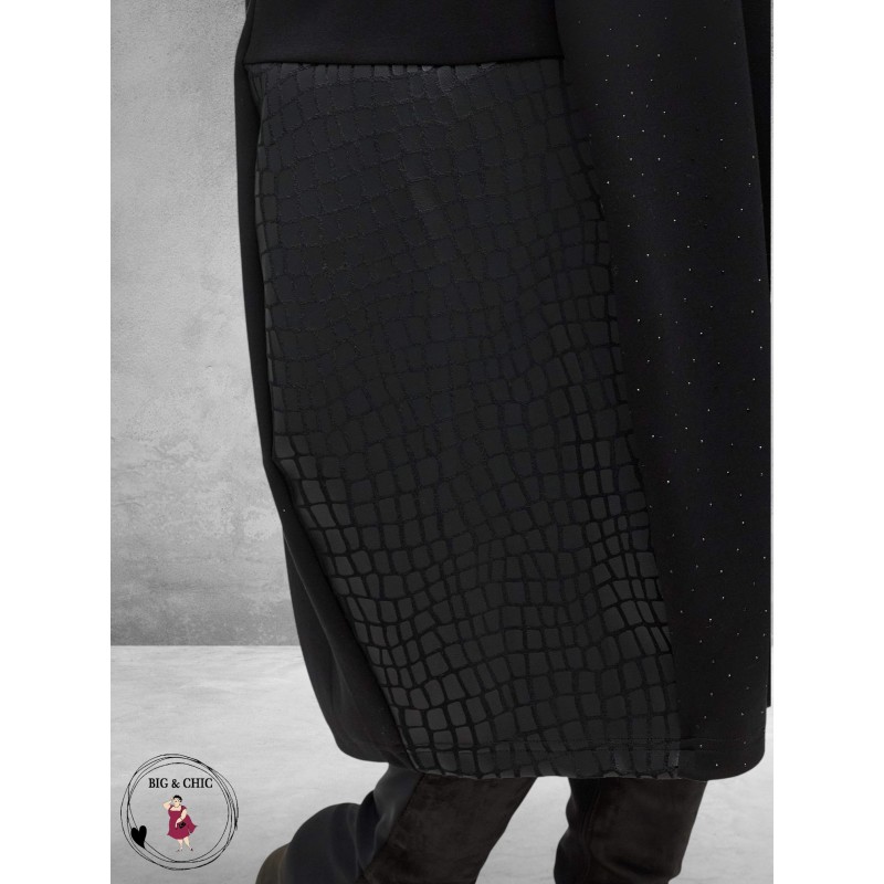 DYB Ballonjurk Zwart Luxe Details