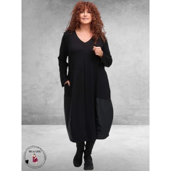 DYB Ballonjurk Zwart Luxe Details