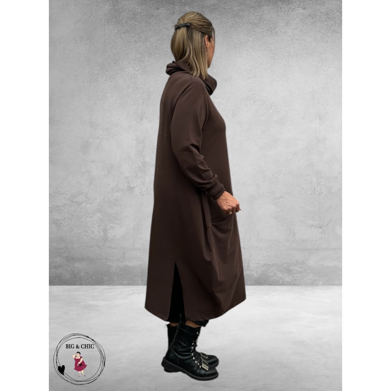 DYB Jurk Bruin met Zakken