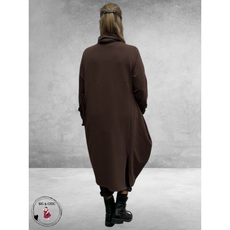 DYB Jurk Bruin met Zakken