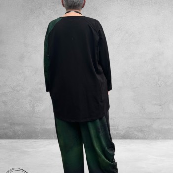 FRENZI Ballonbroek Zwart/Groen