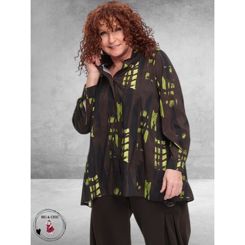 DYB Blouse Zwart/Groen