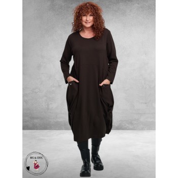 DYB Ballon Jurk Bruin