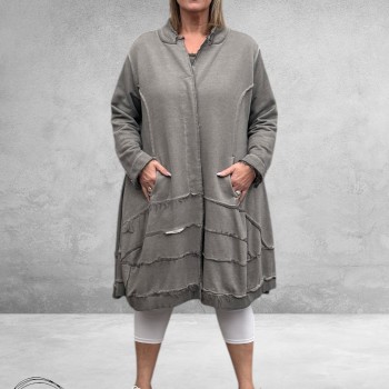 DYB Jas/Vest Katoen  Taupe