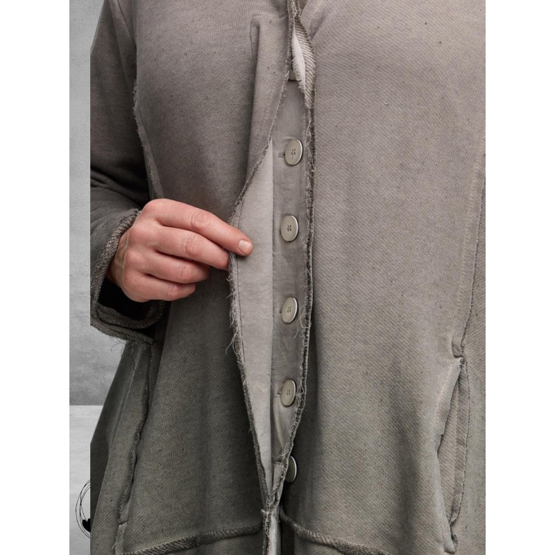 DYB Jas/Vest Katoen  Taupe