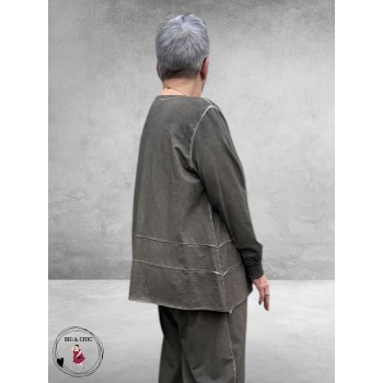 DYB Shirt Tie-Dye Taupe 