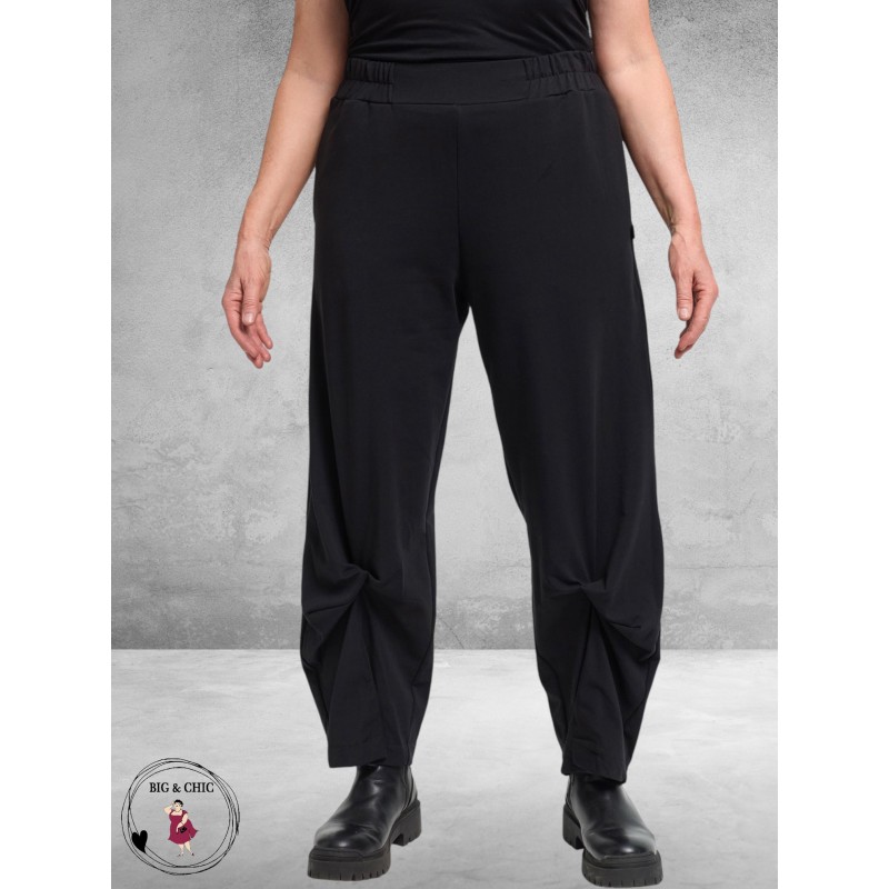 DYB  Broek Katoen Draaipijp  Zwart