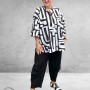 DYB Tuniek-Blousje Comfort Zwart-Wit