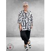 DYB Tuniek-Blousje Comfort Zwart-Wit
