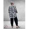 DYB Tuniek-Blousje Comfort Zwart-Wit