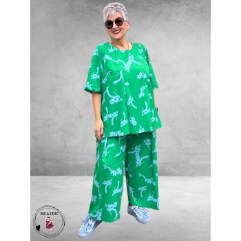 DYB Broekpak Appelgroen/Lichtblauw