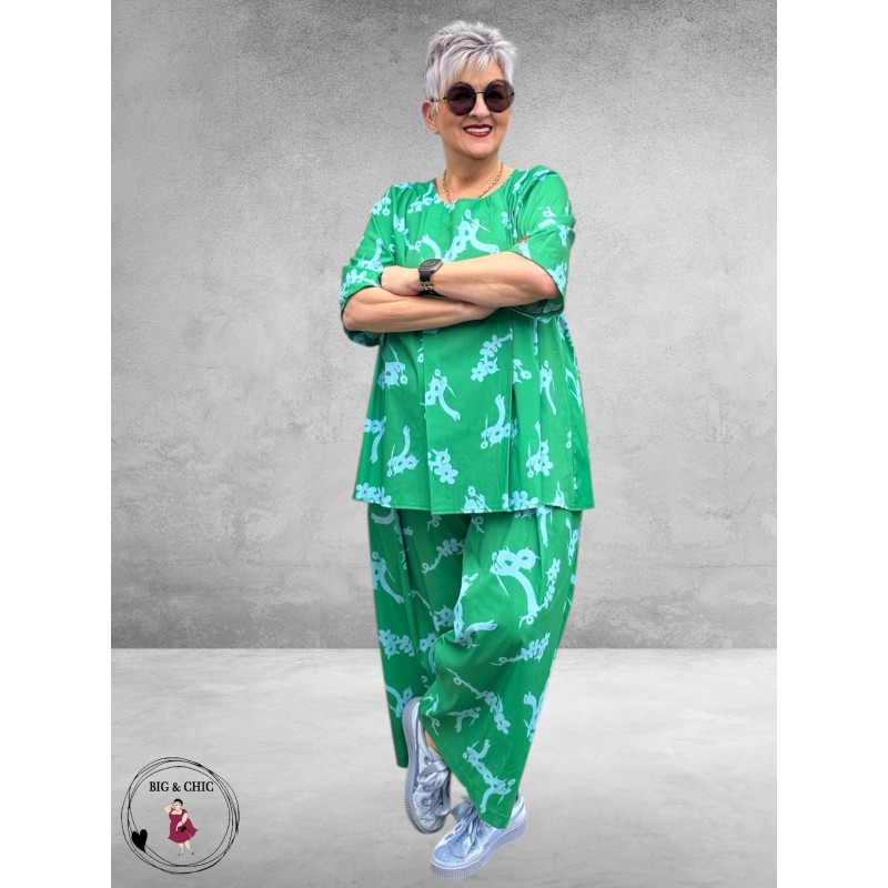 DYB Broekpak Appelgroen/Lichtblauw