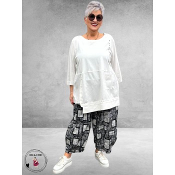 DYB Ballonbroek Crash Zwart-Wit