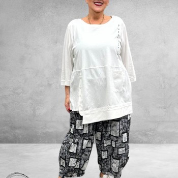 DYB Ballonbroek Crash Zwart-Wit