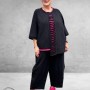 DYB Ballonbroek Zwart Pink Mesh Cutouts