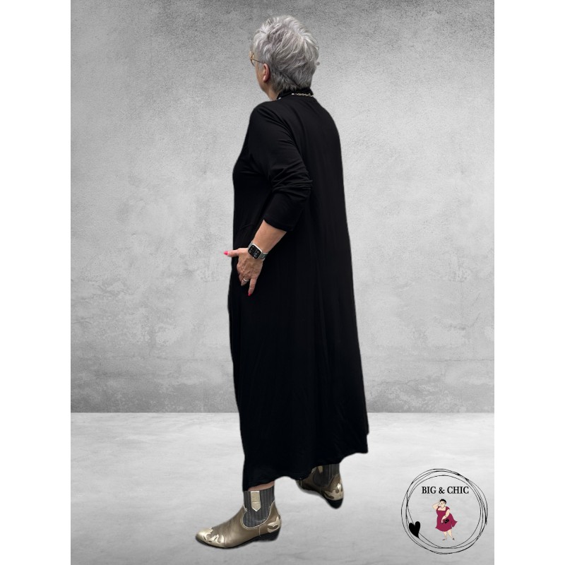 DYB Jurk Zwart Rolkraag