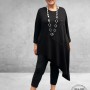 DYB Tuniek Asymmetrisch Zwart