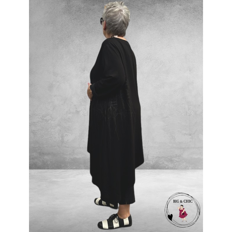 DYB Tuniek Asymmetrisch Zwart