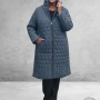 ETAGE PLUS Jas Long Jacket Blue