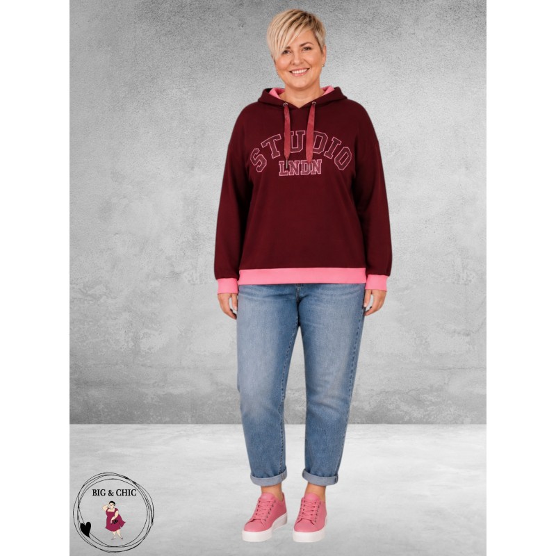 Eiszeit Sweater/Hoddie London Calling Red-Plum