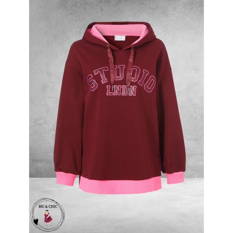 Eiszeit Sweater/Hoddie London Calling Red-Plum