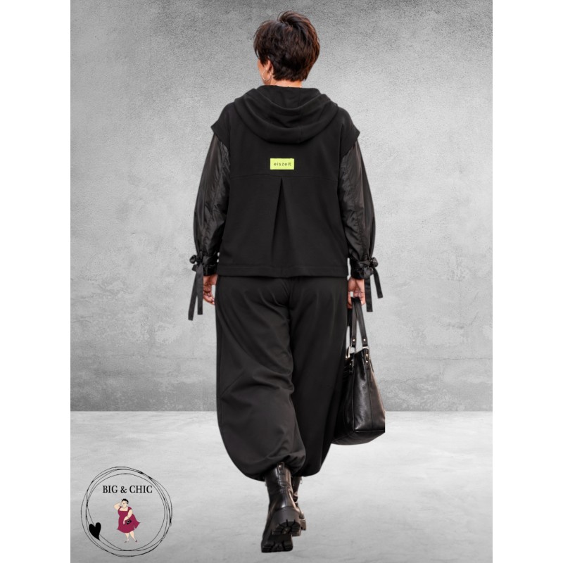 EISZEIT Vest/Jasje Neon Jungle Zwart