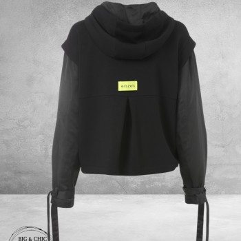 EISZEIT Vest/Jasje Neon Jungle Zwart