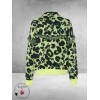 EISZEIT Vest Neon Jungle Zwart/NeonGroen
