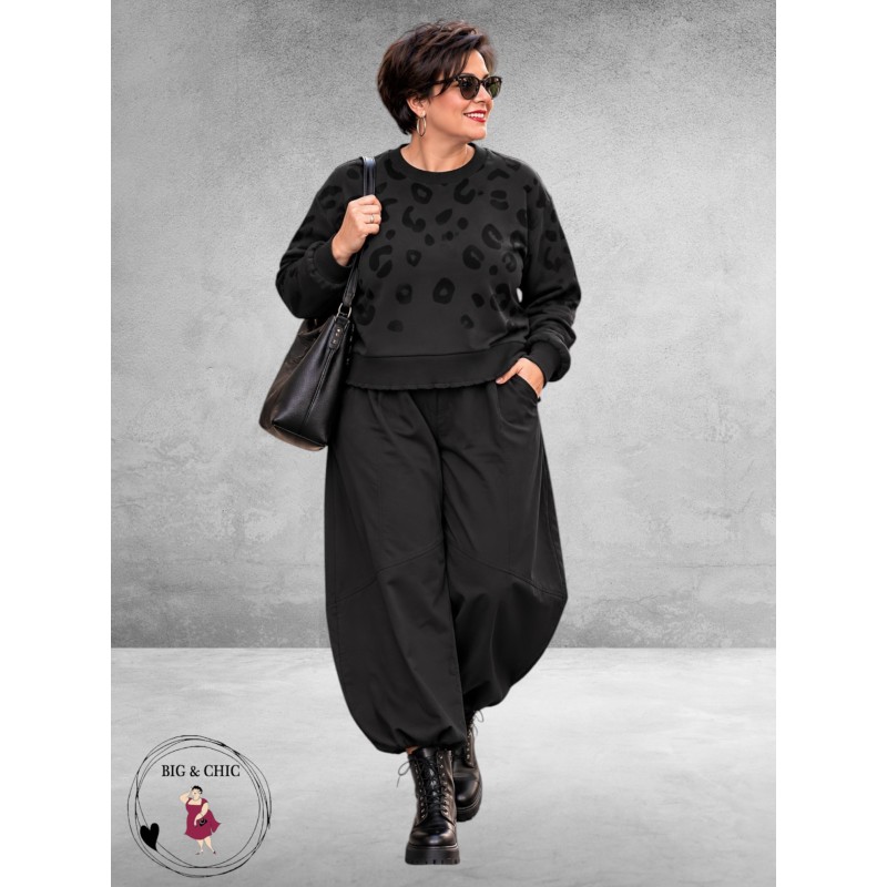 EISZEIT Sweater Neon Jungle Stoer Zwart