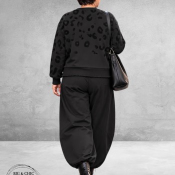 EISZEIT Sweater Neon Jungle Stoer Zwart