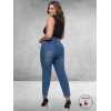 FOX FACTOR Jeans GIGI Monza Blue Mom 32