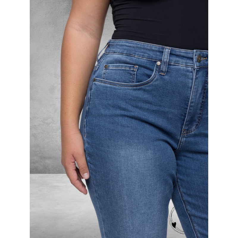 FOX FACTOR Jeans GIGI Monza Blue Mom 32