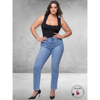 FOX FACTOR Jeans ROXI Milan Blue Straight 32