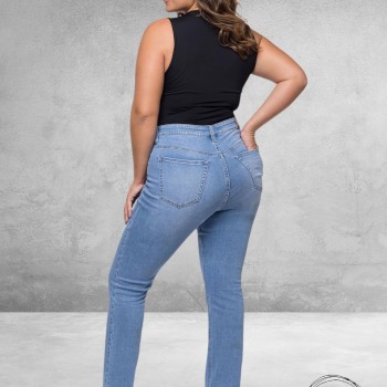 FOX FACTOR Jeans ROXI Milan Blue Straight 32