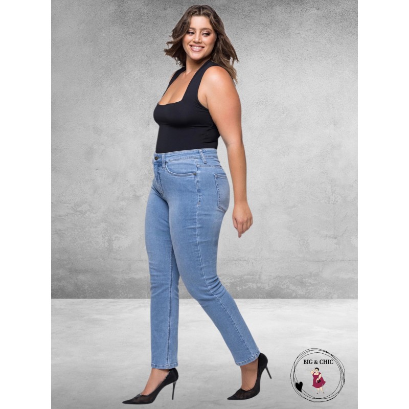 FOX FACTOR Jeans ROXI Milan Blue Straight 32