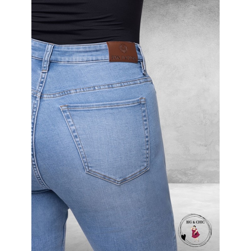 FOX FACTOR Jeans ROXI Milan Blue Straight 32