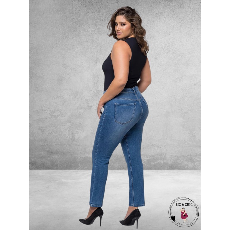 FOX FACTOR Jeans ROXI Nasau Blue Straight 29