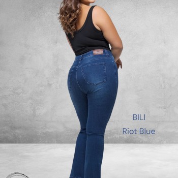 FOX FACTOR Jeans Bili  Bootcut Riot Blue 