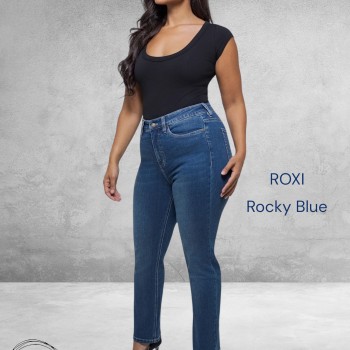 FOX FACTOR Jeans ROXI Rocky Blue Straight 32