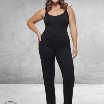 FOX FACTOR Jeans GIGI Empire Black  Mom 32