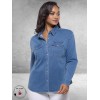 FOX FACTOR Blouse Toni Skyline Blue