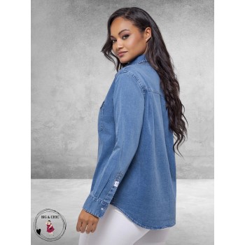 FOX FACTOR Blouse Toni Skyline Blue