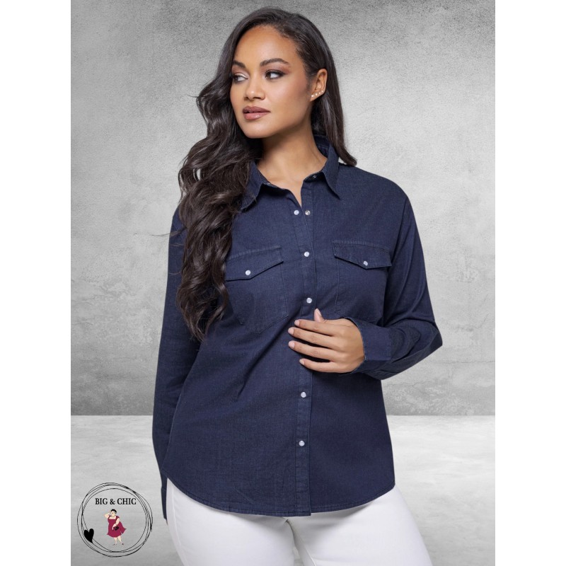 FOX FACTOR Blouse Toni Sundown Blue