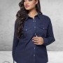 FOX FACTOR Blouse Toni Sundown Blue