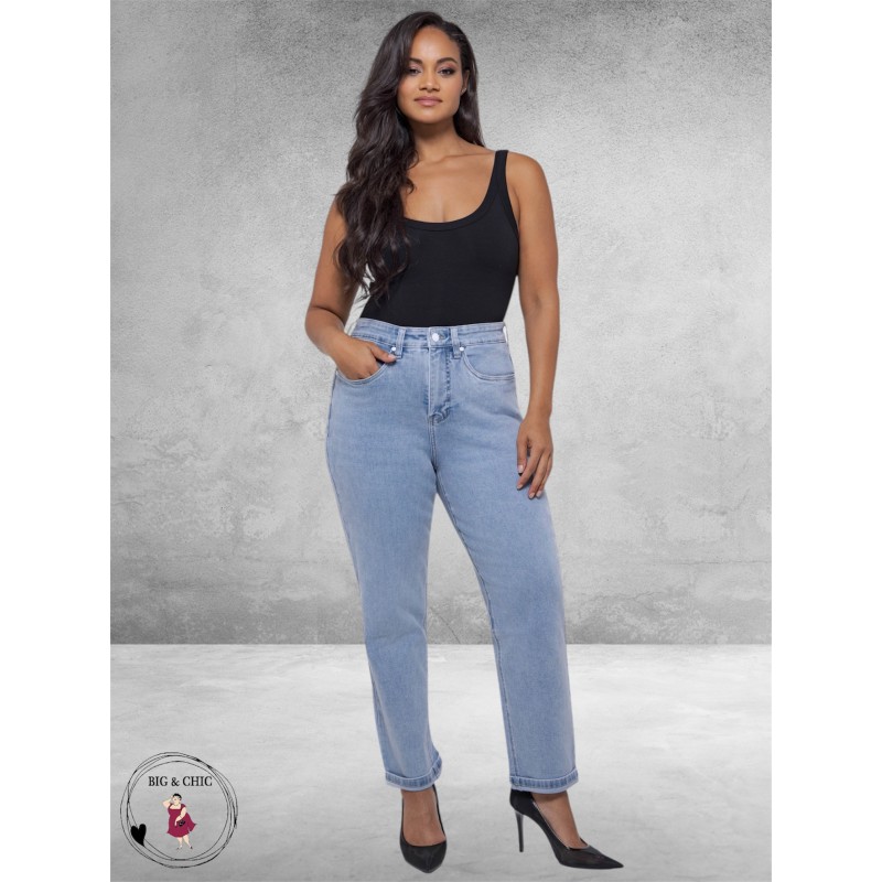 FOX FACTOR Jeans GIGI L.A. Blue Mom  30